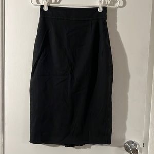 Vintage Elie Tahari Black Knee Length Skirt